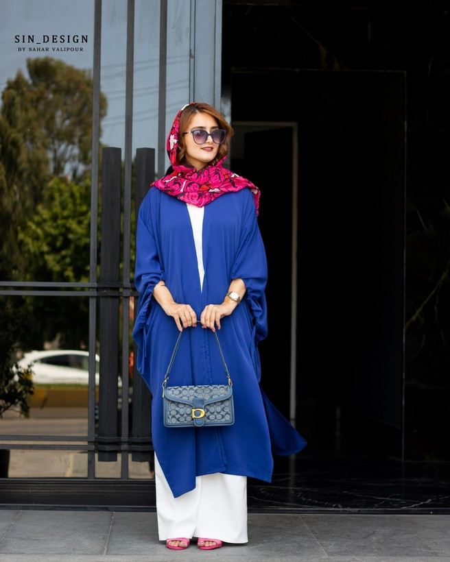 مانتو عبایی ارغوان