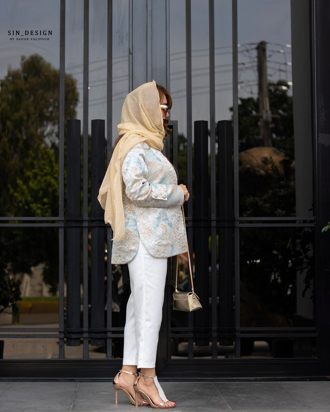 شلوار راسته سفید