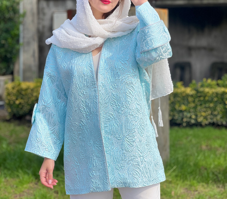 کت ژاکارد دریا
